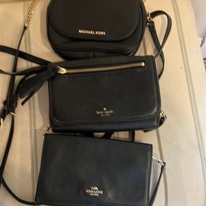 Crossbody bundle ! Three bags from Coach Kate Spade and Michael Kors